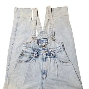 Vintage 80s jordache bow overalls